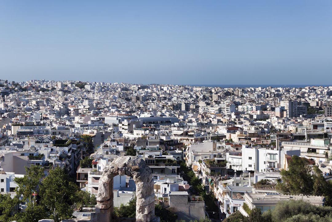 Athens Greece seen from the Acropolis Mount Athens Greece seen from the Acropolis Mount