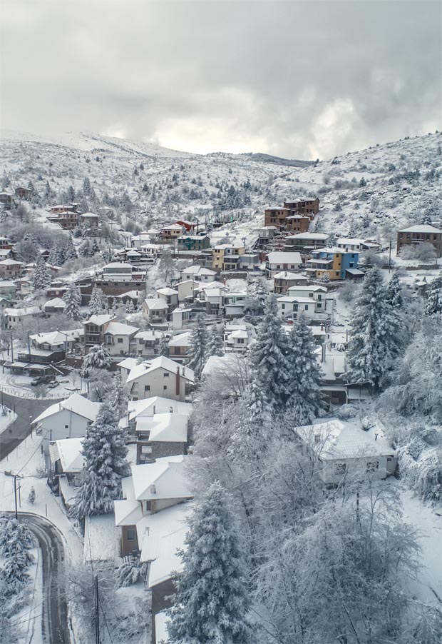 Seli  village in the snow