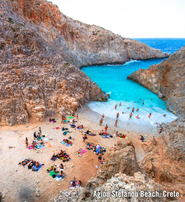 Agiou Stephanou Beach on Crete