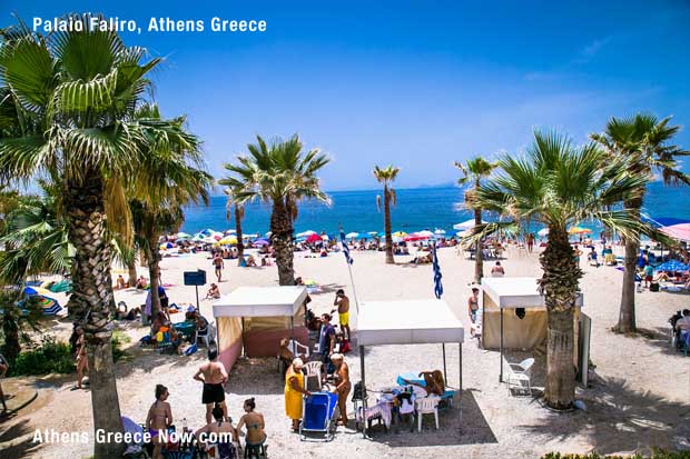 Palaio Faliro beach in Athens