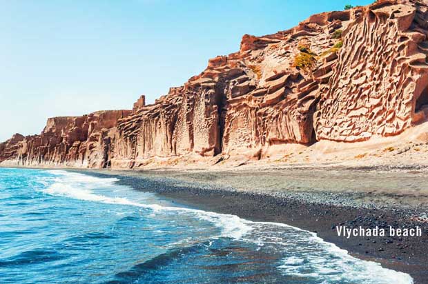 Vlychada Beach on Thera - Santorini