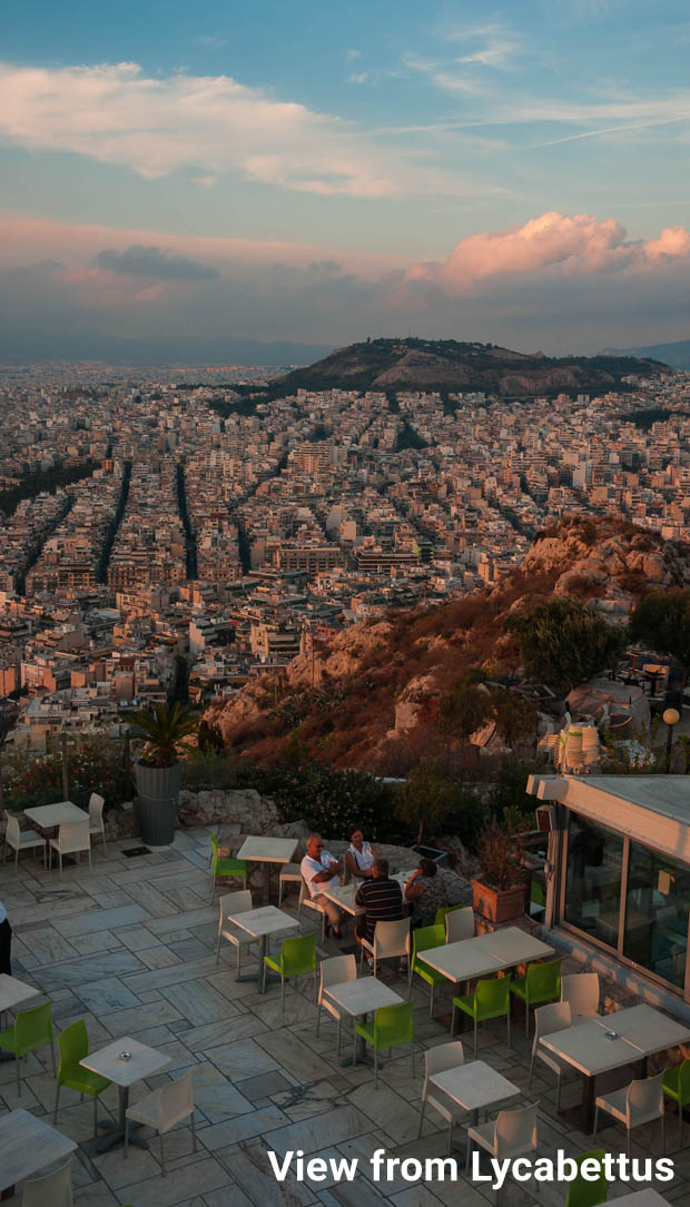 View of Athens from Lycabettus