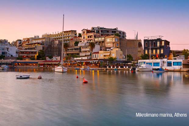 Mikrolimano marina, at Piraeus near Athens Mikrolimano marina, at Piraeus near Athens