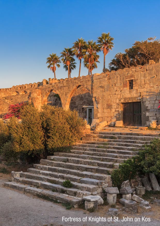 At the Forstress on kos - click to view page about Kos Island