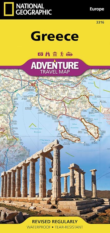 National Geographic Map of Greece